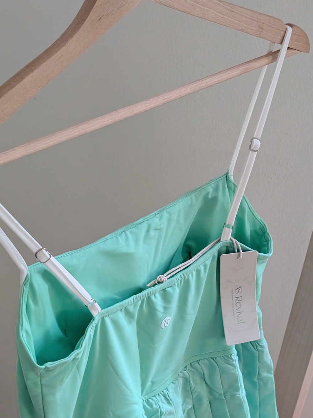Altar'd State Mint Green Pleated Mini Dress - Picture 8 of 12
